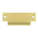 Deltana SPBDB478U3 polished brass t strike plate