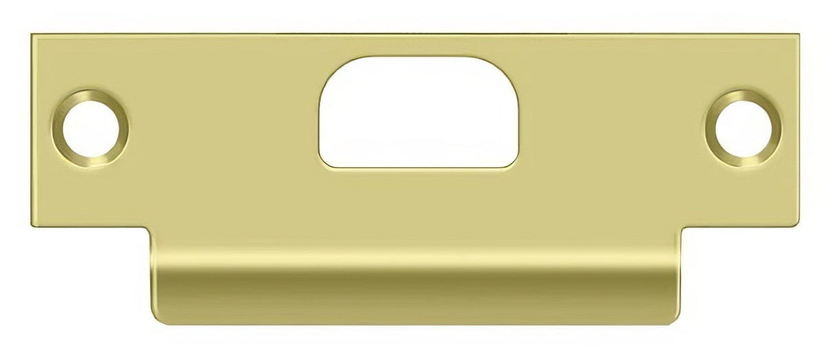 Deltana SPDB478U3 polished brass t strike plate