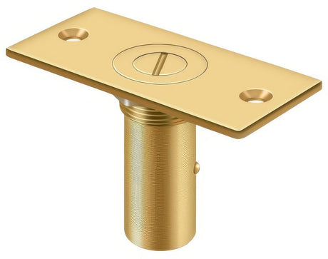 Deltana SPDP35S003 lifetime polished brass dust proof strike