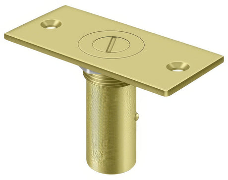 Deltana SPDP35SU3 polished brass dust proof strike