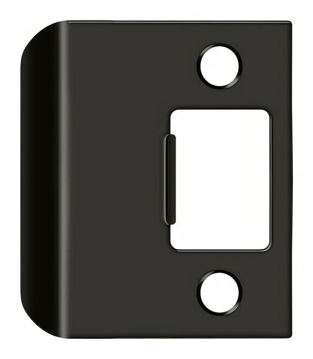 Deltana SPE200U10B oil rubbed bronze extended lip strike plate