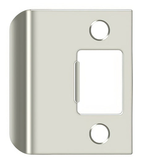 Deltana SPE200U14 bright nickel extended lip strike plate