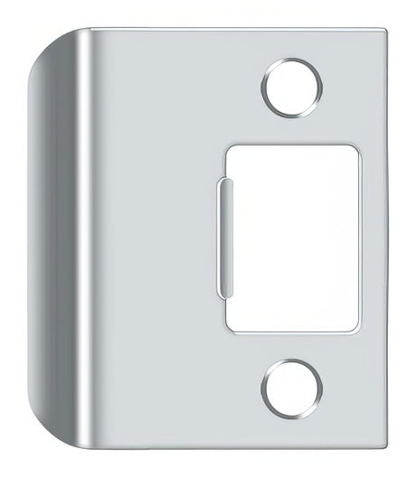 Deltana SPE200U26 bright chrome extended lip strike plate