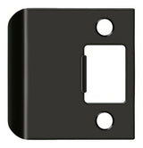 Deltana SPE225U10B oil rubbed bronze extended lip strike plate
