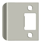 Deltana SPE225U15 satin nickel extended lip strike plate