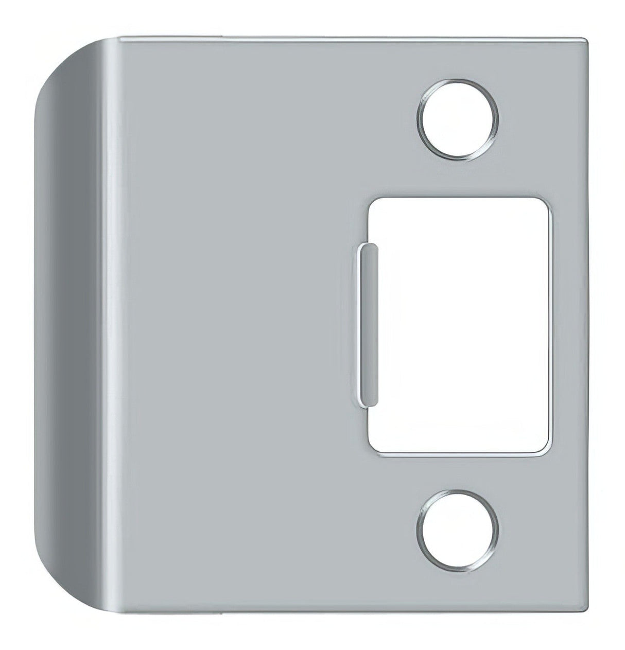 Deltana SPE225U26D satin chrome extended lip strike plate