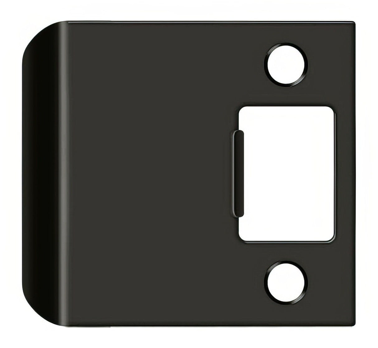 Deltana SPE250U10B oil rubbed bronze extended lip strike plate