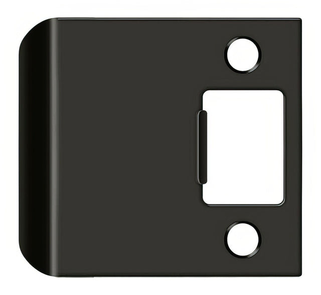 Deltana SPE250U10B oil rubbed bronze extended lip strike plate