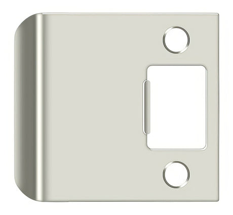 Deltana SPE250U14 bright nickel extended lip strike plate