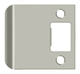 Deltana SPE250U15 satin nickel extended lip strike plate