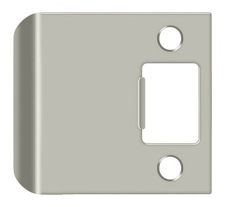 Deltana SPE250U15 satin nickel extended lip strike plate