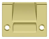 Deltana SPRCA430U3 polished brass strike plate