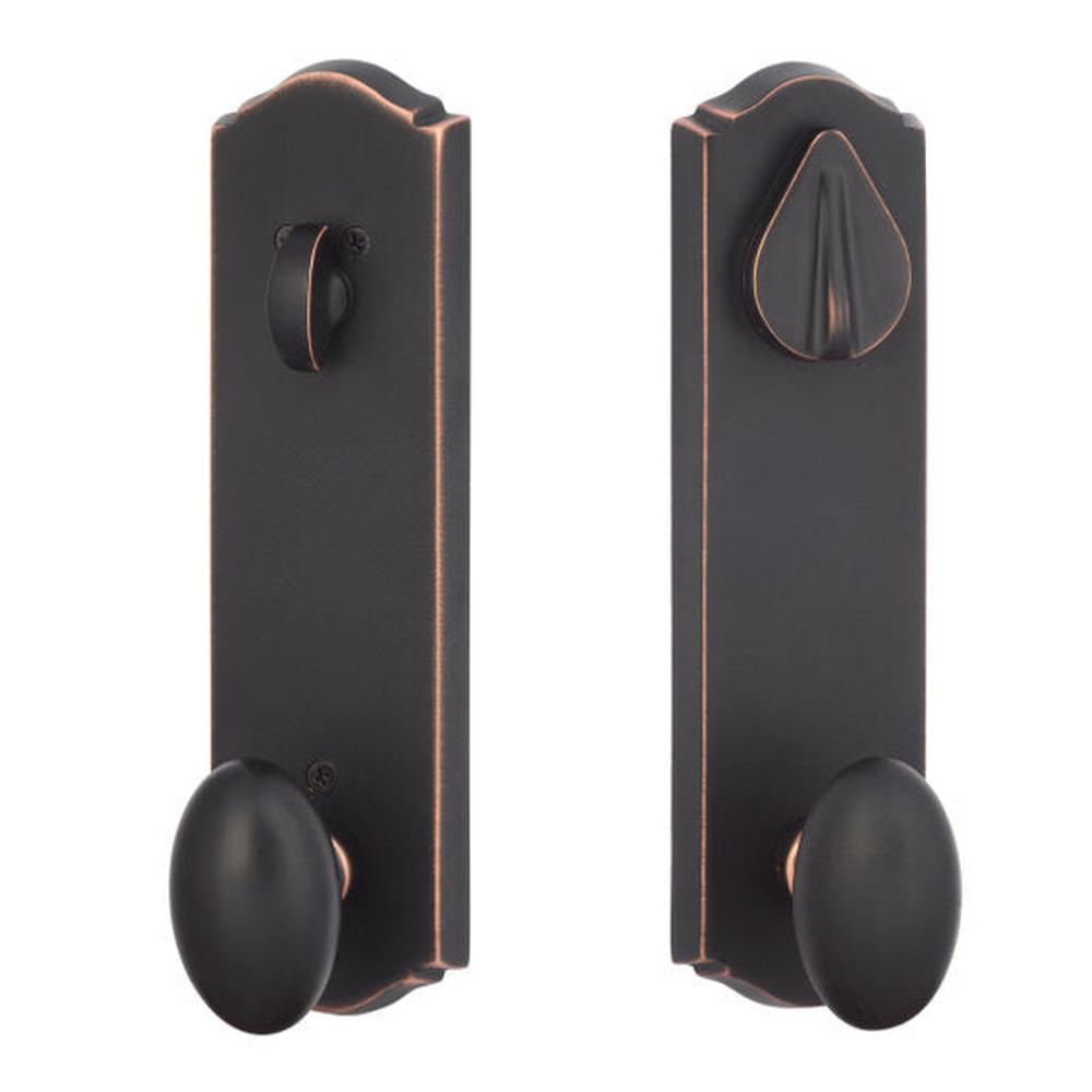 Sure-Loc SR107-DB 11P vintage bronze keyed entry door knob with deadbolt