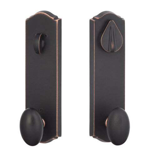 Sure-Loc SR107-DB 11P vintage bronze keyed entry door knob with deadbolt