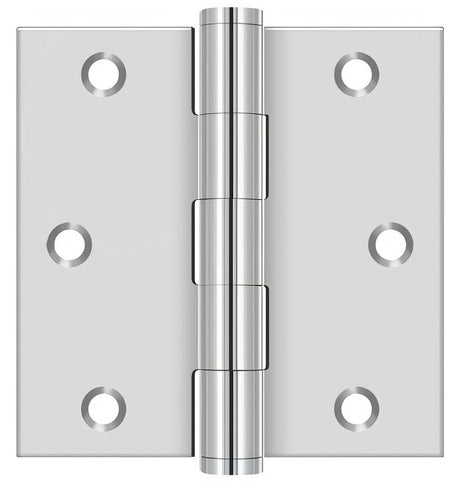 Deltana SS33U32D door hinge in polished brass, additional view