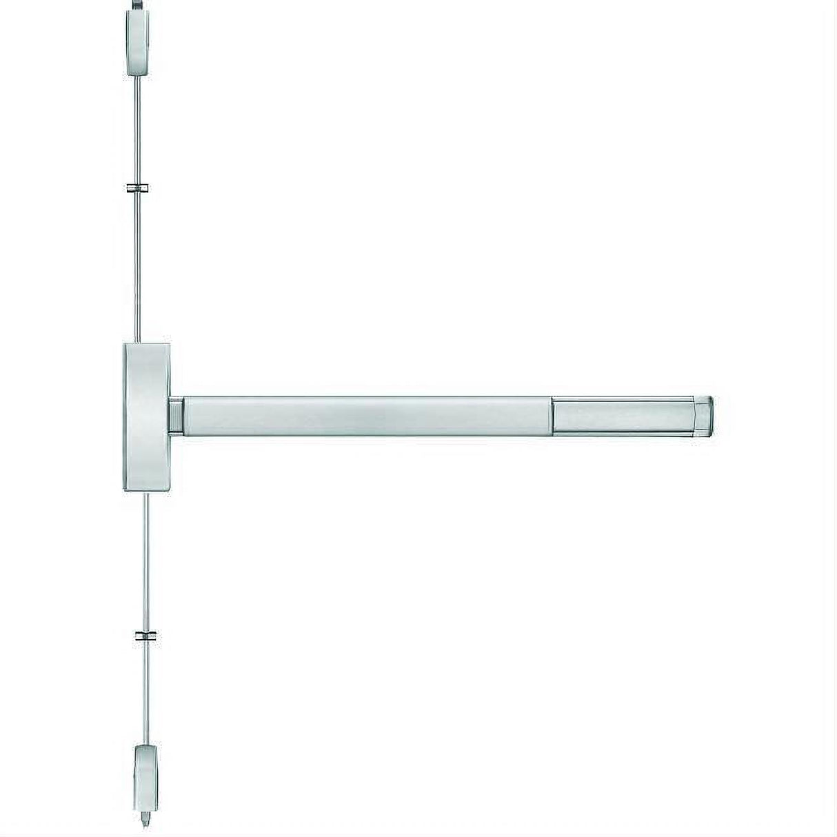 Stanley 22036303 3' Night Latch Vertical Rod Exit Device Satin Stainless Steel