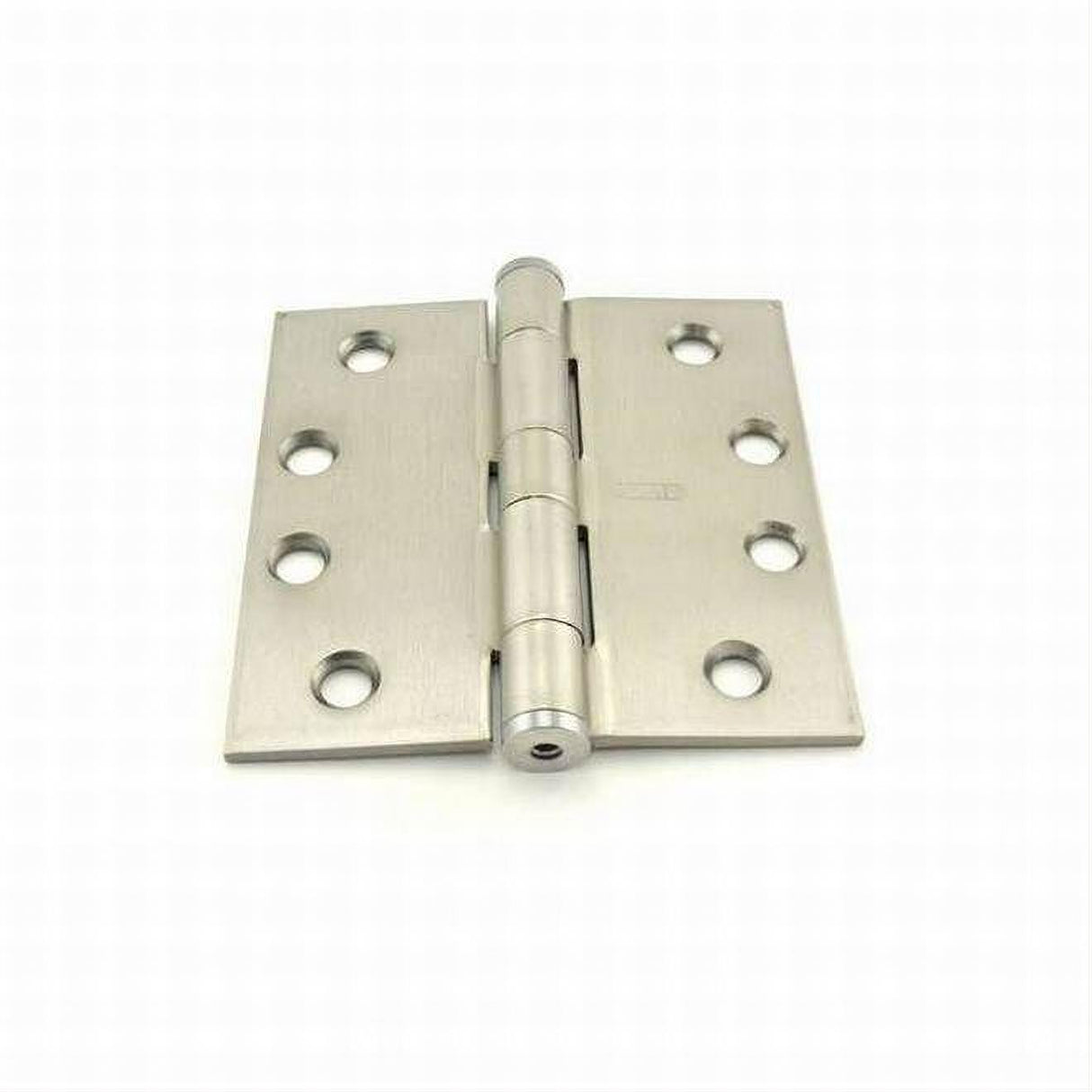 Stanley F179426D 4" x 4" Steel Full Mortise Standard Weight Square Corner Door Hinge Satin Chrome