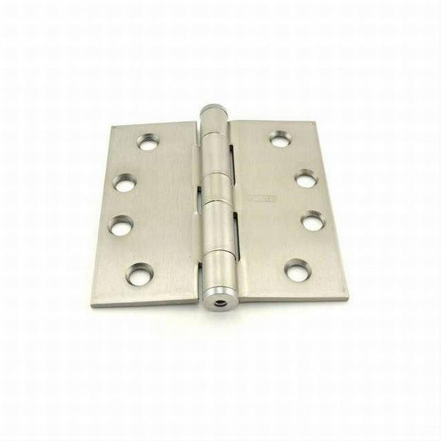 Stanley F179426D 4" x 4" Steel Full Mortise Standard Weight Square Corner Door Hinge Satin Chrome