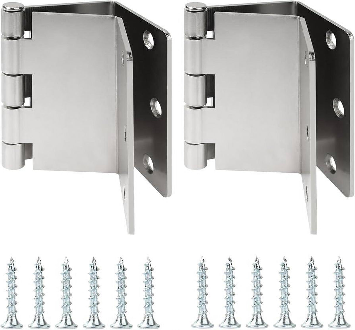 Stanley F24831226D 3-1/2" Swing Clear Door Hinge for Square Edge Doors Satin Chrome