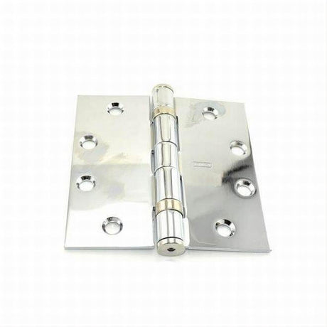 Stanley FBB17941226 4-1/2" x 4-1/2" Ball Bearing Square Corner Door Hinge Bright Chrome