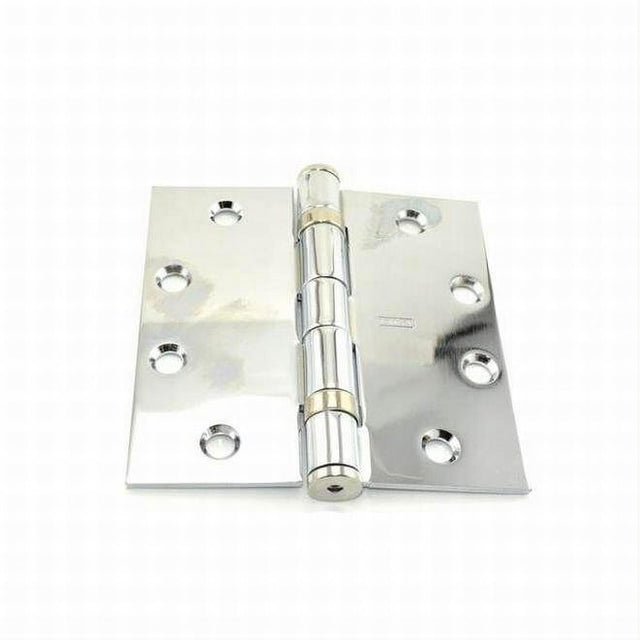 Stanley FBB17941226 4-1/2" x 4-1/2" Ball Bearing Square Corner Door Hinge Bright Chrome