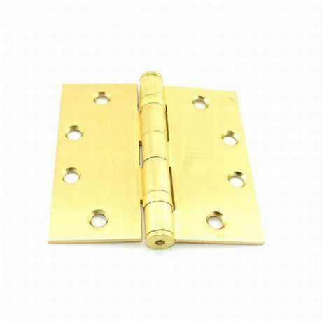 Stanley FBB1794124 FBB179 4-1/2" x 4-1/2" Ball Bearing Square Corner Door Hinge Satin Brass