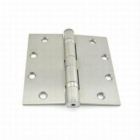 Stanley FBB179526D 5" x 5" Ball Bearing Square Corner Door Hinge Satin Chrome