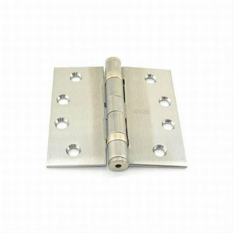 Stanley FBB191432D 4" x 4" Ball Bearing Square Corner Door Hinge Satin Stainless Steel