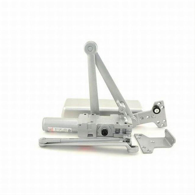 Stanley QDC114-689 Extra Heavy Duty Hold Open Cush Surface Mount Door Closer Aluminum