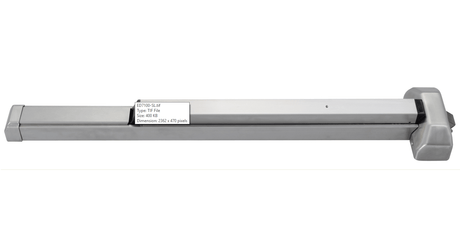 Sure-Loc ED7100-SL satin chrome rim exit device