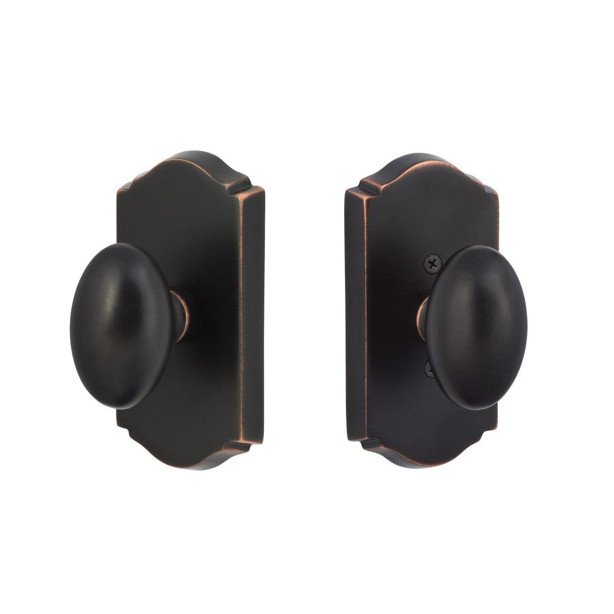 Sure-Loc Hardware Ridgecrest SR100-2 11P Ridgecrest Mountain Series Slickrock Double Dummy Door Knob Vintage Bronze