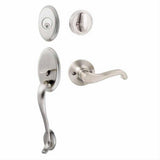 Sure-Loc Hardware Sure-Loc AN507-SG RH 15-RH Aspen Handleset with Sage Lever Right Hand Handleset Trim Satin Nickel