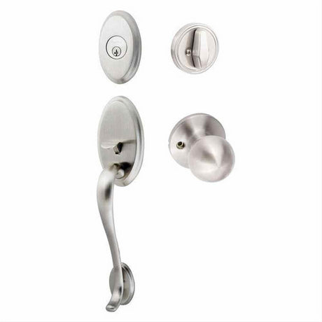 Sure-Loc Hardware Sure-Loc AN507-TA 15 Aspen Handleset with Tahoe Handleset Trim Satin Nickel