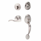 Sure-Loc Hardware Sure-Loc AT507-SB LH 15-LH Alta Handleset with Snowbird Left Hand Handleset Trim Satin Nickel