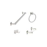Sure-Loc Hardware Sure-Loc BA-SET-PH2 15 Basic Series 4 Piece Bathroom Hardware Set Satin Nickel