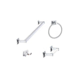 Sure-Loc Hardware Sure-Loc BA-SET-PH2 Basic Series 4 Piece Bathroom Hardware Set