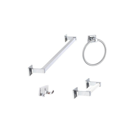 Sure-Loc Hardware Sure-Loc BA-SET-PH2 Basic Series 4 Piece Bathroom Hardware Set