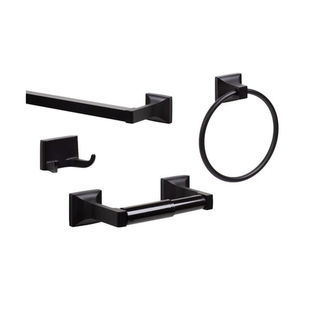 Sure-Loc Hardware Sure-Loc BA-SET-PH2 Basic Series 4 Piece Bathroom Hardware Set
