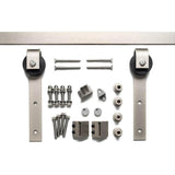 Sure-Loc Hardware Sure-Loc BARN-KIT72 15 72 Inch Barn Door Track System Satin Nickel