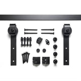 Sure-Loc Hardware Sure-Loc BARN-KIT72 FBL 72 Inch Barn Door Track System Flat Black