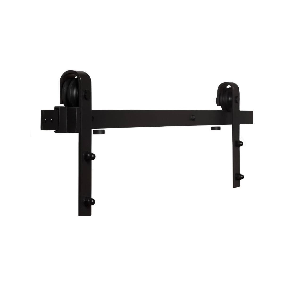 Sure-Loc Hardware Sure-Loc BARN-KIT96 FBL 96 Inch Barn Door Track System Flat Black