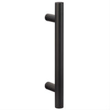 Sure-Loc Hardware Sure-Loc BARN-RD1 FBL Barn Door Handle 12 Inch Ladder Single Sided Flat Black
