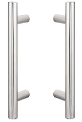 Sure-Loc Hardware Sure-Loc BARN-RD2 26 Barn Door Handle 12 Inch Ladder 2-sided Polished Chrome