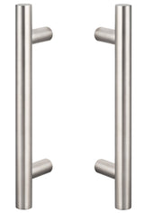 Sure-Loc Hardware Sure-Loc BARN-RD2 32D Barn Door Handle 12 Inch Ladder 2-sided Satin Stainless
