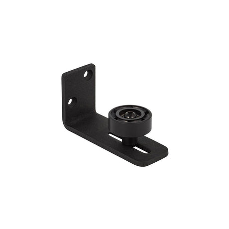 Sure-Loc Hardware Sure-Loc BARN-RGD FBL Barn Track Roller Guide, Wall Mounted Flat Black