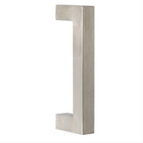 Sure-Loc Hardware Sure-Loc BARN-SQ4 32D Square 8" Barn Door Handle with Flush Handle Satin Stainless