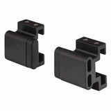 Sure-Loc Hardware Sure-Loc BARN-STOP2 FBL Pair Barn Track Stops Flat Black