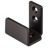 Sure-Loc Hardware Sure-Loc BARN-WGD FBL Wall Mounted Barn Track Floor Guide Flat Black