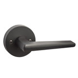 Sure-Loc Hardware Sure-Loc BS100-RD FBL Basel Round Dummy Door Lever Flat Black
