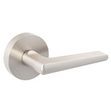 Sure-Loc Hardware Sure-Loc BS101-RD 15 Basel Round Passage Door Lever Satin Nickel